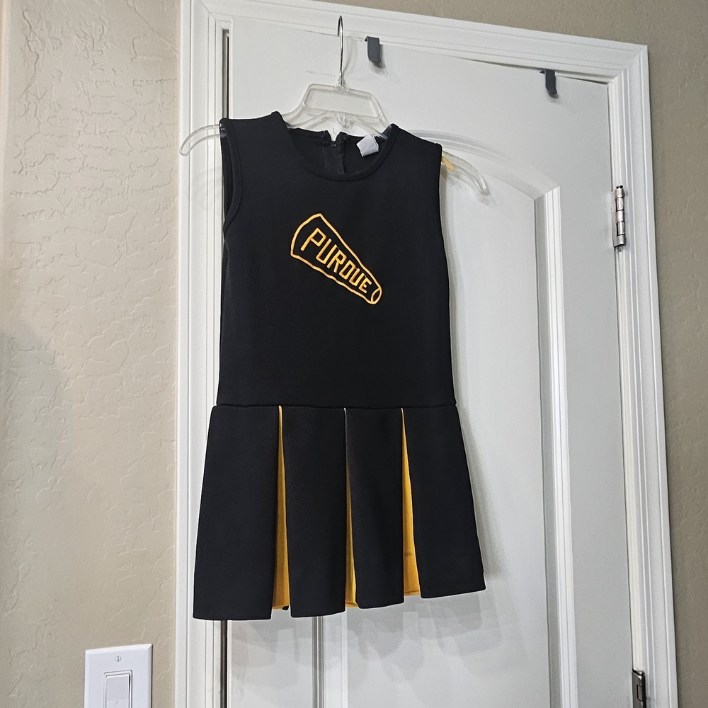 Purdue Boilermaker Kids  Cheerleader Outfit.  Sleeveless Boiler UP!